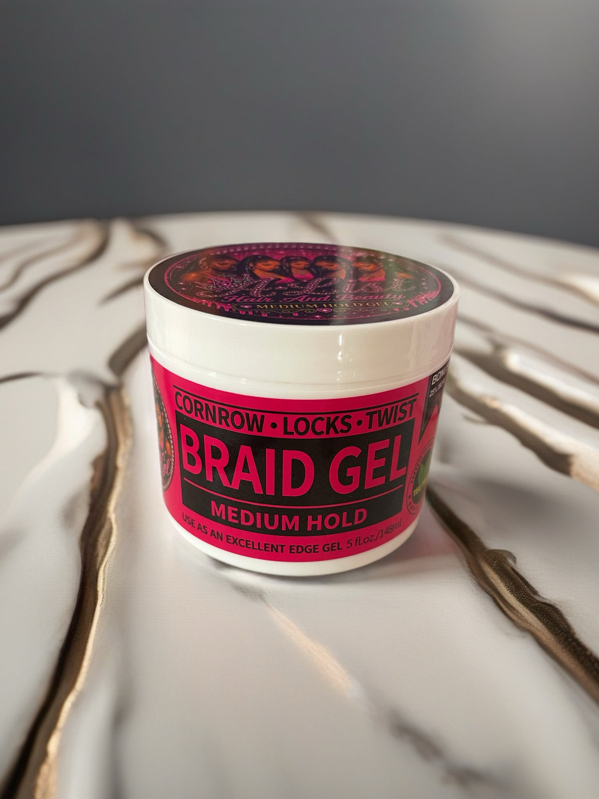Medium Hold Edge Control & Gel 5 oz